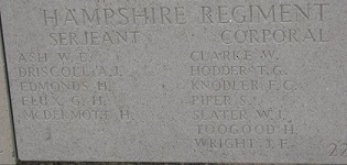 whitmore clarke helles inscription