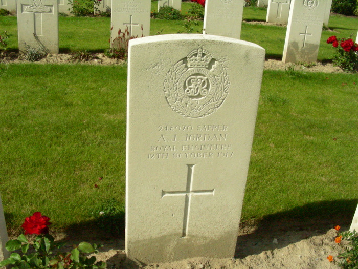 grave for JJ jordan