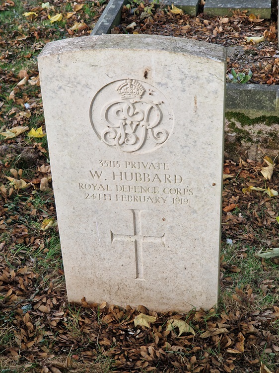 Grave for W Hubbard
