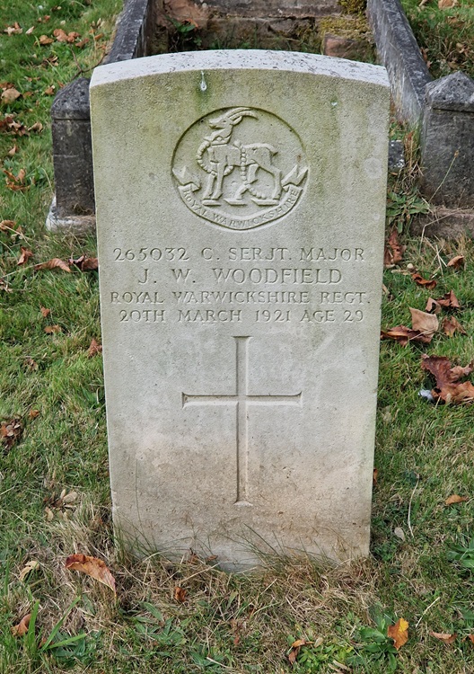 grave for jw woodfield