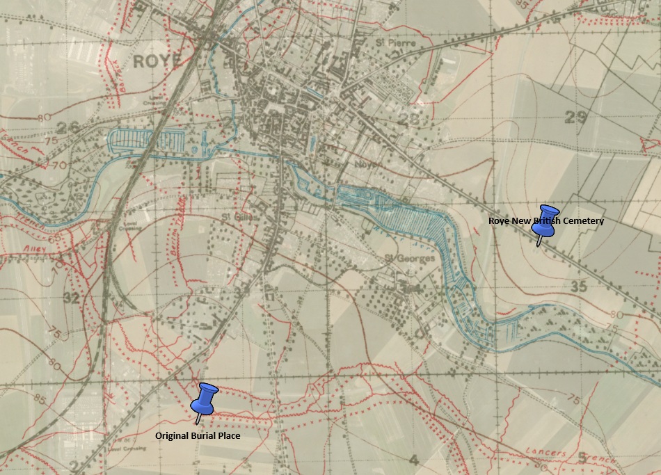burial map chelsea dutton