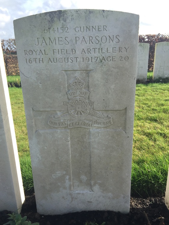 grave for j parsons