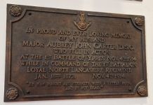 Maj AJ Carter Plaque200