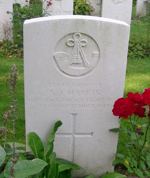 grave for aj harris