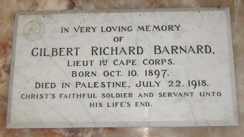 3.WW1 Plaque Barnard300