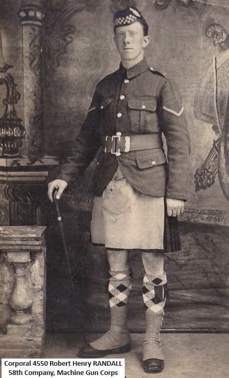 Robert Randall in uniform