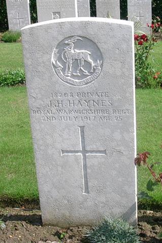 grave for jh haynes