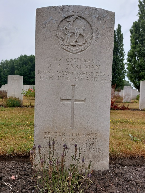 grave for jp jakeman