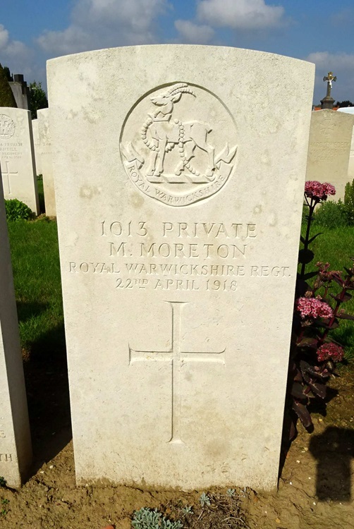 grave for m moreton