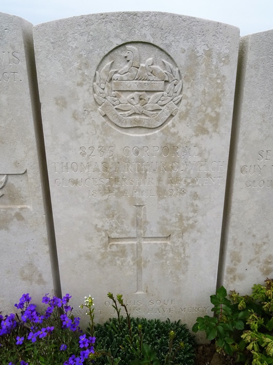 grave for t a g welch
