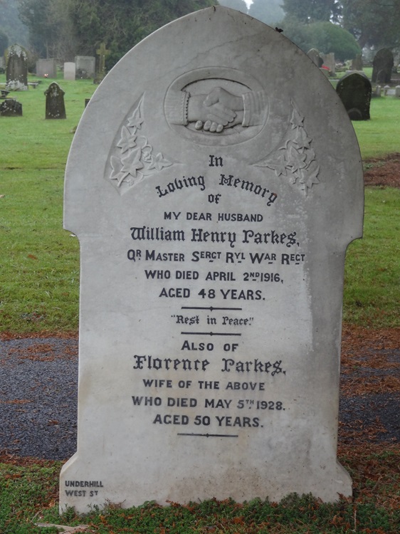 grave for wh parkes