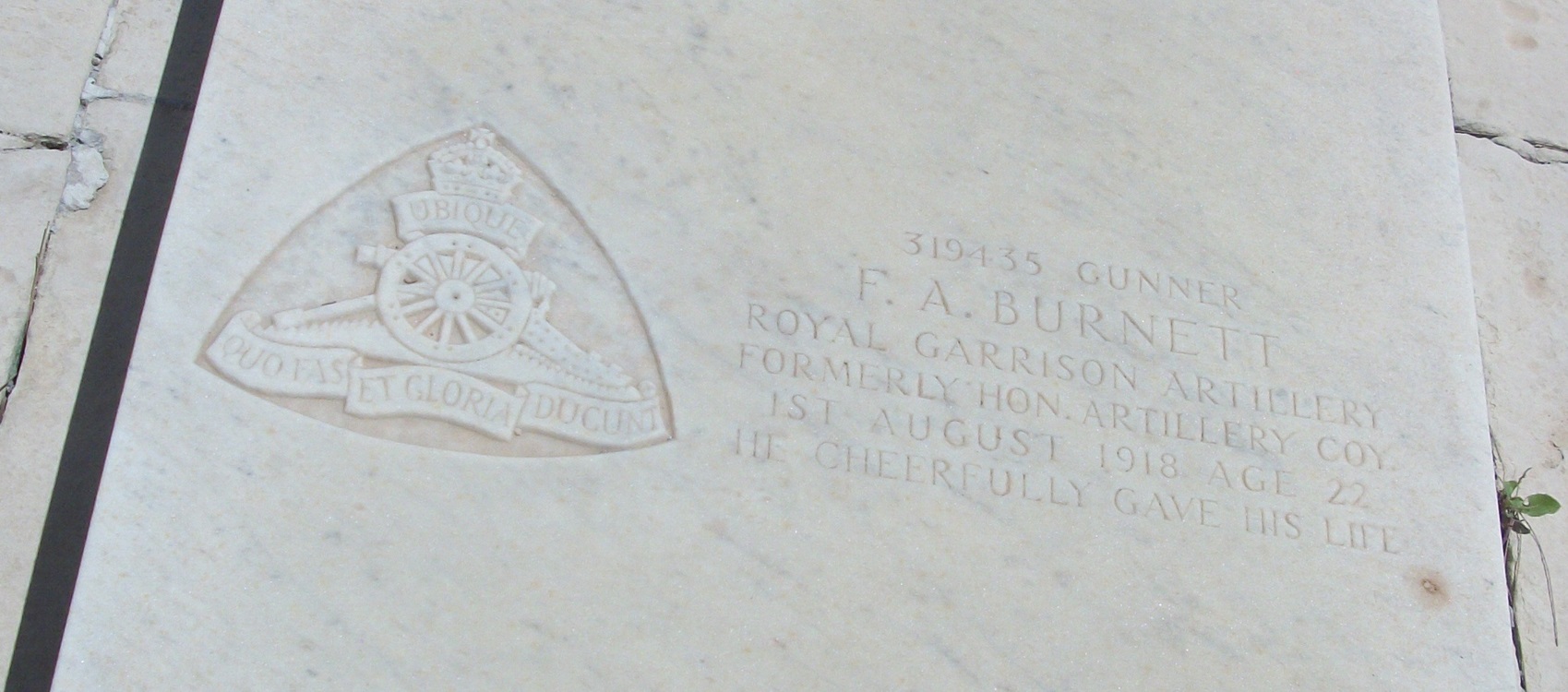 grave for fa burnett