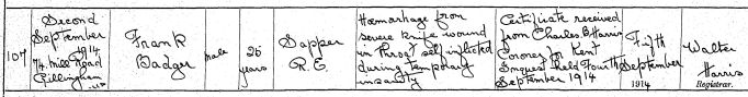 Death cert